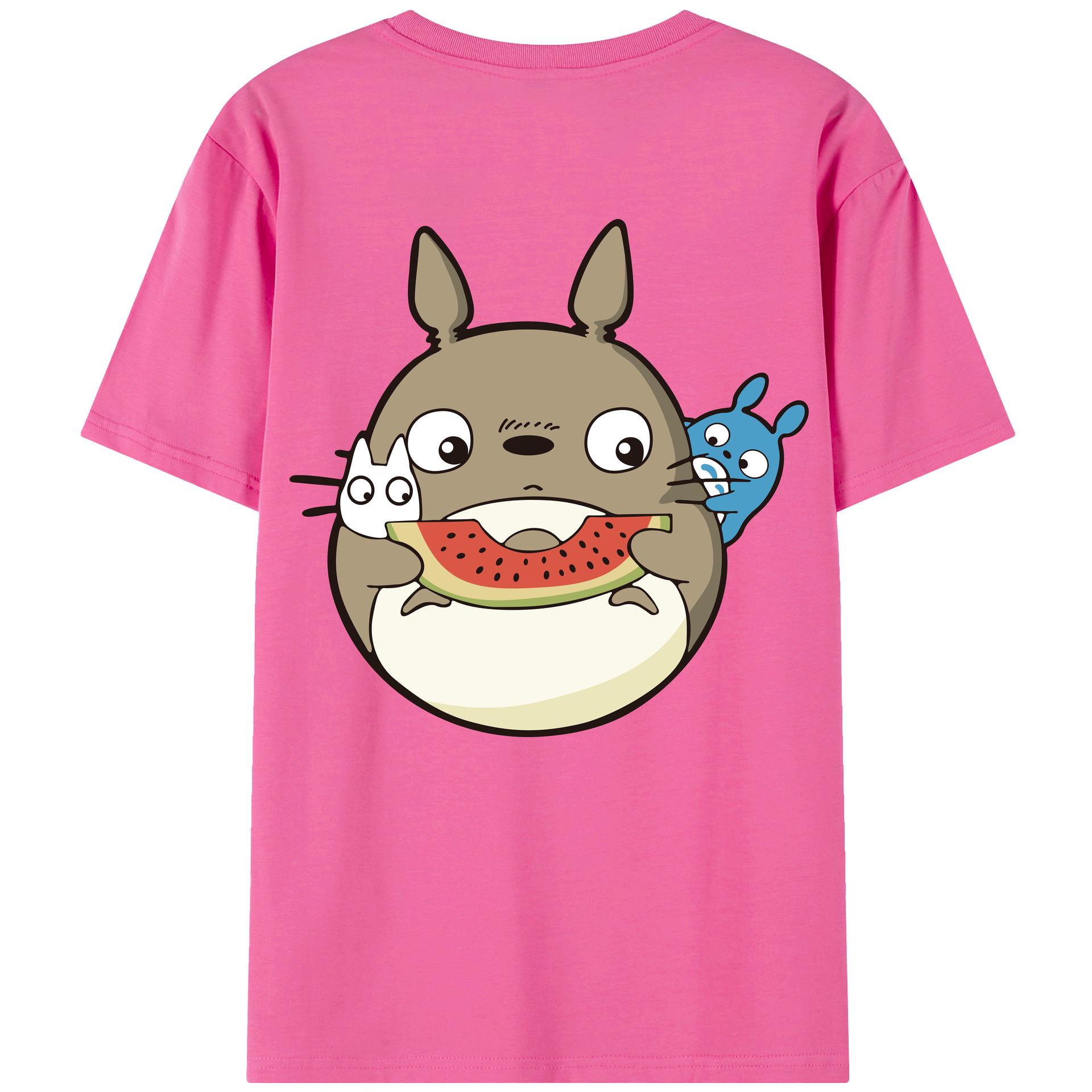 （画像用） となりのトトロ 草壁メイ 草壁サツキ My Neighbor Totoro Satsuki Kusakabe Mei Kusakabe レディース半袖Tシャツ(バックプリント)